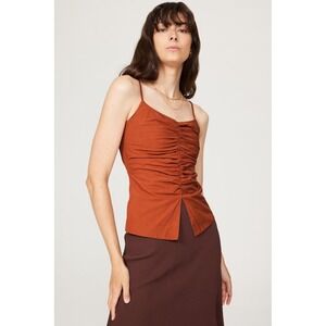 DRAE Shirred Backless Camisole (MSRP: $220.00) Size Medium
